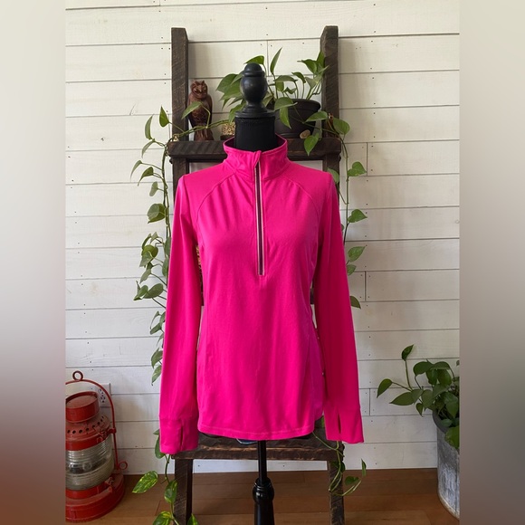 Xersion: Hot Pink Quarter-Zip Pullover - Picture 6 of 17